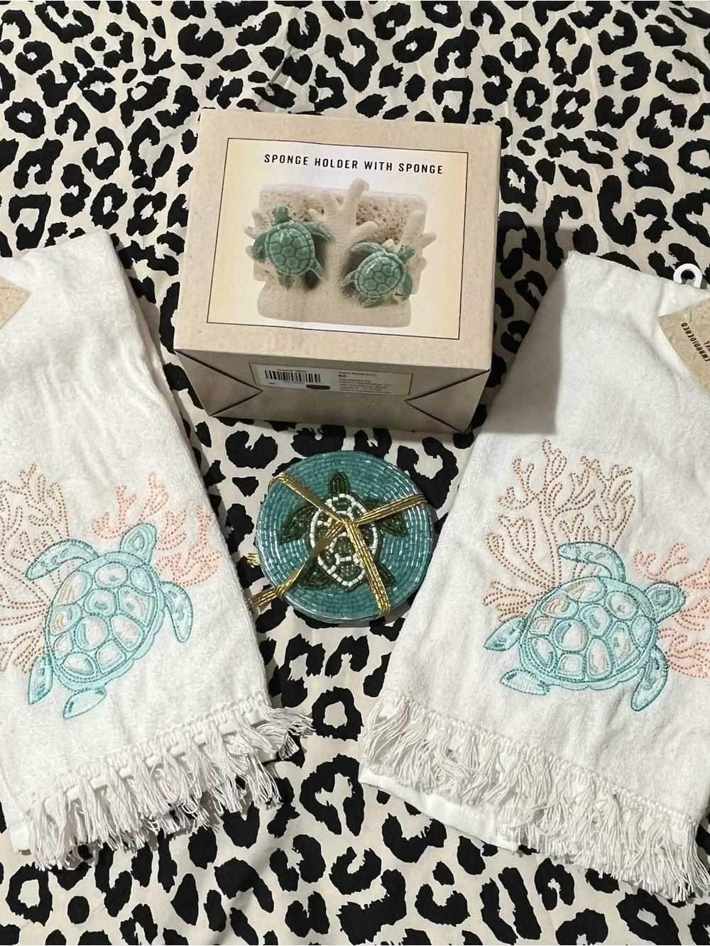 Aqua Turtle Themed Kitchen Set